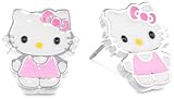 Hello Kitty Fine Silver Plated Enamel Stud Earrings