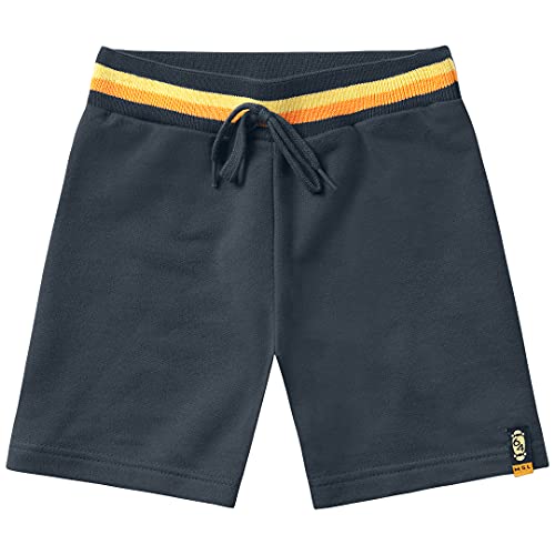 Conjunto camiseta + regata + bermuda em meia malha, Marisol, meninos, Azul escuro, 8