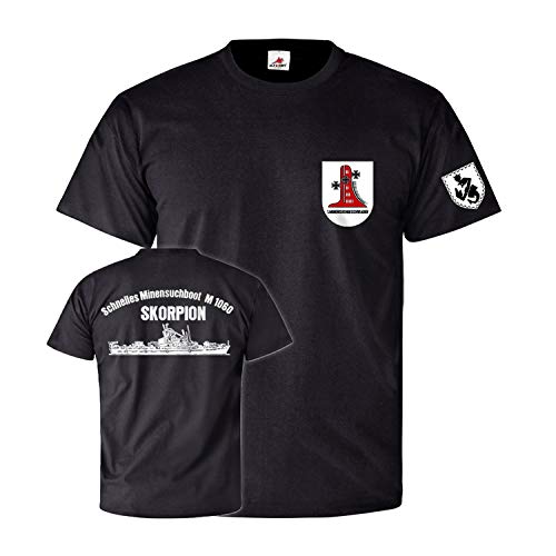 SM-Boot 23808 Skorpion M1060 Minensuchboot T-Shirt Noir 3XL