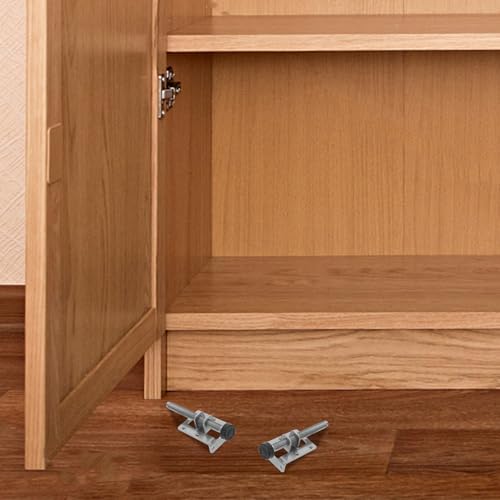 Patas regulables para muebles metálicos con base antideslizante para mesas y estanterías 5