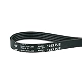 Keilrippenriemen PolyV Keilrippenriemen Keilriemen Waschmaschine Riemen 1233 PJ 5 wie Candy Hoover 92607803 Rosieres Zerowatt ua Quelle Gorenje Privileg Matura Neckermann Lloyds Kaufland Merloni Seppelfricke Brinkmann