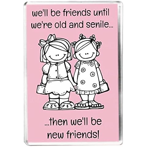 Funny Friendship Quote Fridge Magnet Cover
