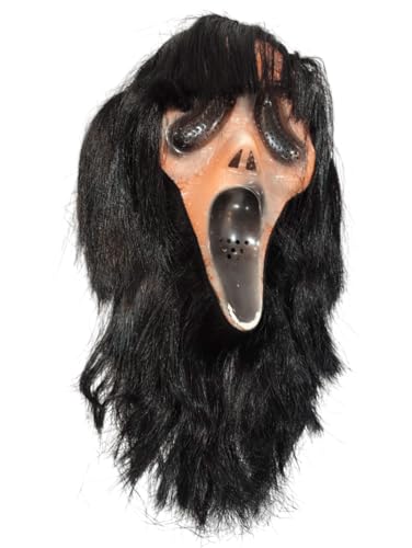 Image of BookMyCostume Scary Face Mask Collection | Horror Ghost, Skeleton, Devil & Dracula Vampire, Bearded Horror | Spooky Mask for Halloween & Theme Parties | Adults