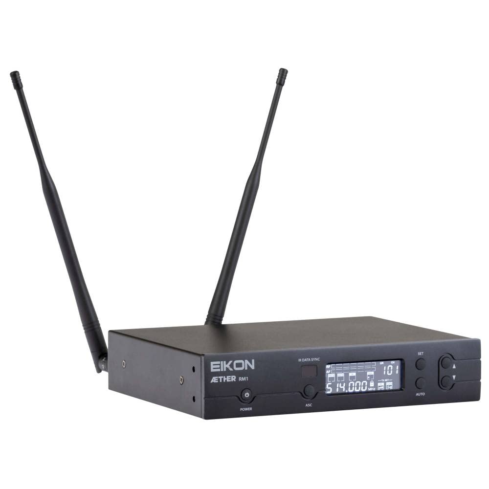 PROEL EIKON AETHER RM1HD - Sistema Microfonico Wireless UHF con microfono Lavalier-Pulce e Frequenza B: 823-832/863-865MHz, Nero