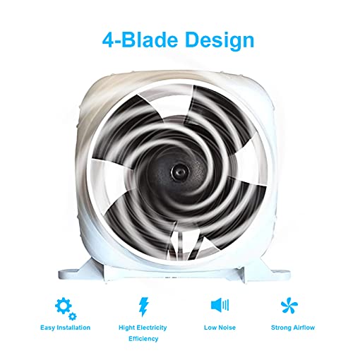 Image of 3 inch in-line Marine Bilge Air Blower 12V 130CFM Centrifugal Bilge Fan