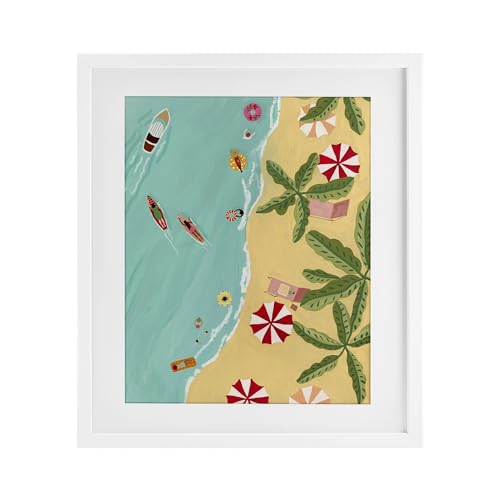 Affiche encadrée sous verre pour décorer la chambre : motif Nabeela Rumi 53,3 x 43,2 cm