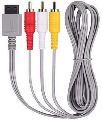 DARLINGTON & Sohns Set di cavi per Nintendo Wii, cavo di ricarica, caricabatterie, alimentatore, cavo TV, adattatore CA