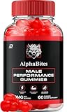 Alpha Bites for Men Gummies – Alphabites Max Performance, Advanced Formula 1000MG, Extra Strength Natural Supplement for Muscle Growth & Overall Health Support and Reviews (1 Pack – 60 Gummies)