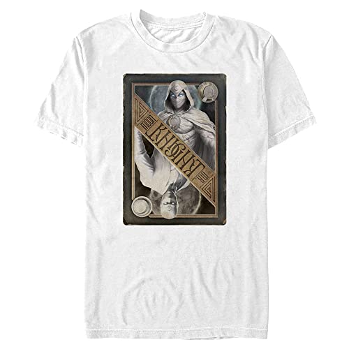 T-shirt Moon Knight Marvel blanc 3XL vêtement homme manches courtes motif carte