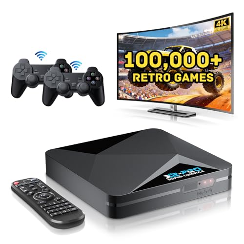 Kinhank 2TB External Hard Drive,Retro Game Console with 120000+Games,Retro Ga...