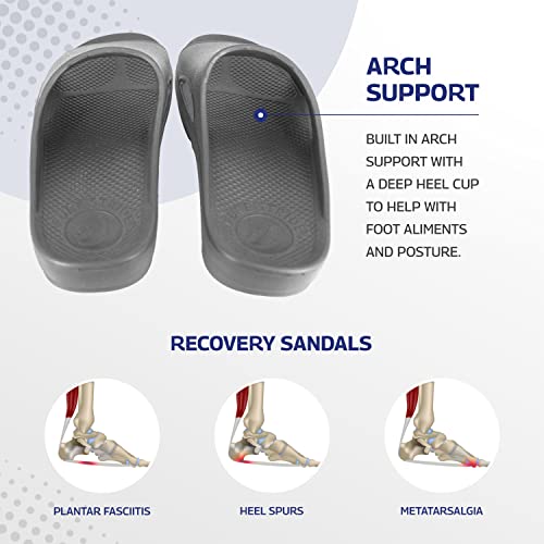 Pure Stride Therapeutic Slides, Orthotic Sandals for Plantar Fasciitis, Metatarsal and Heel Spurs, for Pain Relief and Arch Support of Feet2