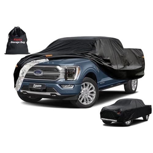 Kayme Truck Cover Custom Fit Ford F-150(1991-1997) Regular Short Bed. Full Exterior Heavy Duty Outdoor Pickup Truck Car Cover Waterproof All Weather.C