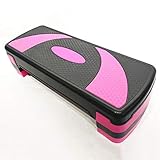 Stepper aeróbico Cardio Fitness Step Board Altura Ajustable 3 Niveles Home Yoga Gym Ejercicio de Entrenamiento Stepper