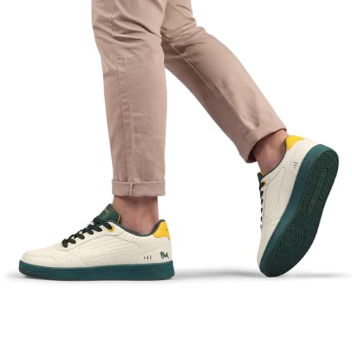 Image of Neeman's Remix Modish Sneakers for Men & Women | Retro Inspired Y2K Streetwear Unisex Casual Shoes | Breathable Knit Upper with Dual Density Cushioning | Lightweight Comfortable Lace- Up Footwear