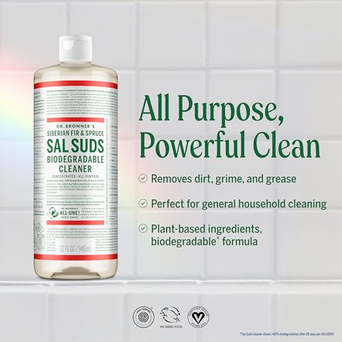 Dr. Bronner's Sal Suds Biodegradable Cleaner - 32oz, 2 Pack