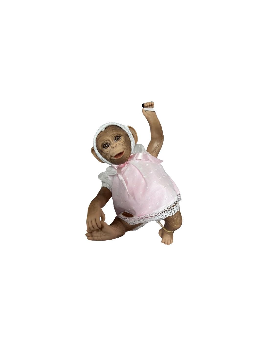 Muñecas Guca Tuta Reborn Abito Rosa e Bianco