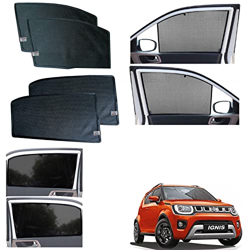 Image of WolkomHome car Fix Curtain Window Shades Half Curtains Sunshade for Ignis Delta