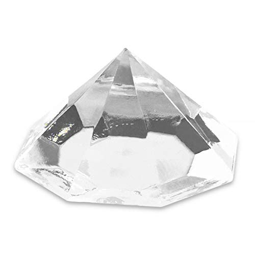 Super Z Outlet Acrylic Colorful Round Treasure Gemstones For Table Scatter, Vase Fillers, Event, Wedding, Arts & Crafts, Birthday Decorations Favor (36 Pieces) (Clear) #TOP1