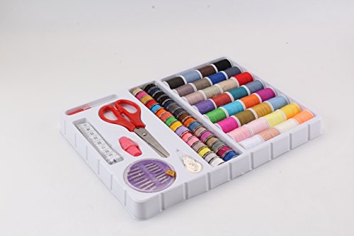 Michley Sewing Kits with100 Pieces, 32 Bobbins in, 1.0-inches by 8.0-inches by 9.8-inches, Multi-Color - Thumbnail 2
