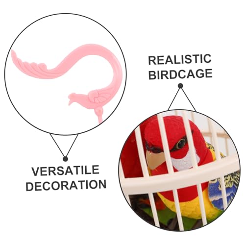 Cage à oiseaux chantante jouet éducatif interactif avec sons réalistes pour intérieur - 7