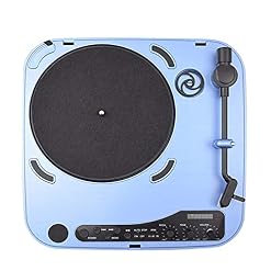 Platine Vinyle, Platine Vinyle pour Disques Vinyle Tourne-Disque avec Haut-parleurs Design Rétro Valise Portable Bleu… - Les Beatles, Paul McCartney, John Lennon, RIngo Starr, George Harrison Platine Vinyle, Platine Vinyle pour Disques Vinyle Tourne-Disque avec Haut-parleurs Design Rétro Valise Portable Bleu… – Image 3