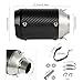 PACEWALKER Motorcycle Slip On Muffler, 2