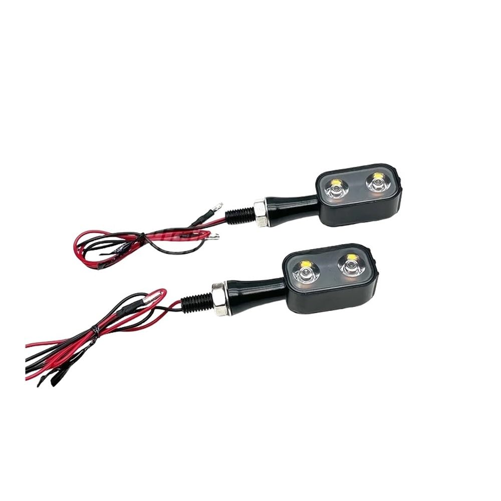 Indicatore direzione moto per moto 8 mm 2 LED 3 in 1, indicatori