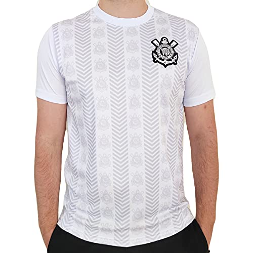 Kit Com 2 Camisas Do Corinthians Oficial Licenciado Tamanho:GG;Cor:Preto/Branco
