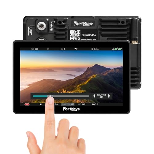 Portkeys BM5IV WR 5.5�C���` �J�����R���g���[���t�B�[���h���j�^�[ RED Komodo V-Raptor/X�AARR1 MINI/ALEXA LF�AFX3/FX30/ZV-E10/A1/A9II/A7SIII/A7CII/A7MIV/