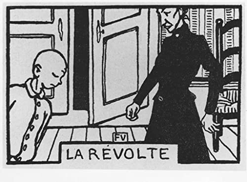 Art mural Félix Vallotton toile déco salon affiche Carrot Head 58x90