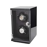 WANWEN 2+0 Montres Remontoir Automatique Écran Tactile Intelligent avec Tiroir Boîte en Bois 5 Modes Montre-Bracelet Remontoir Rotateur-15×19×26CM Little Surprise