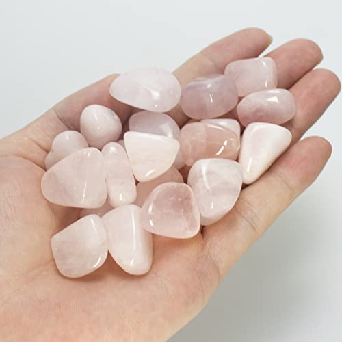200g Natürliche Rosenquarz Edelstein 2-3cm Kristalle Chakra Stein Heilsteine Cover