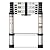 SPIEEK Telescoping Ladder for RV & Attic, 6.5FT Aluminum Extension Ladder with Dual Locking Mechanism, Max Load 330lbs, Compact Foldable Ladder for Roof, Home, Travel Trailer & Multi-Surface Use