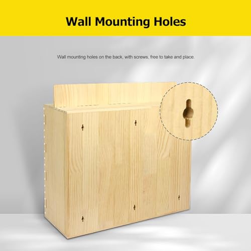 Taquilla de madera para 15 celulares con llaves y puertas transparentes 7