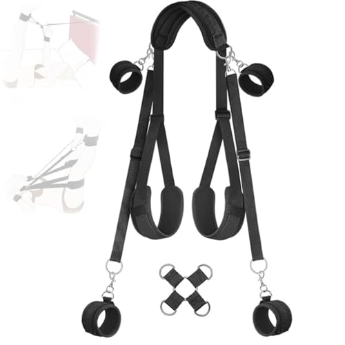 Accessoires de yoga réglables en nylon, intégrés au cou et aux jambes