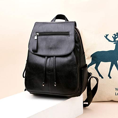 Mochila feminina casual para todas as combinações elegante bolsa de ombro para adolescentes e menina