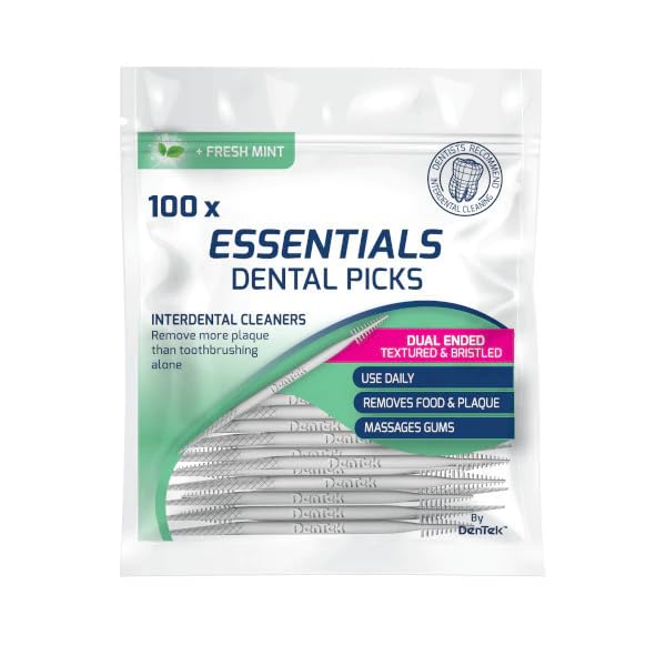 DenTek Essentials Dental Picks - Fresh Mint - 100 per Pack