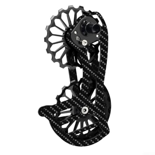 Linnkyfloa Carbon Fiber Front Guide Wheel 4770 5870 9070 9170 Models With CNC Cut Aluminum Alloy Construction And Black Finish(SD2)