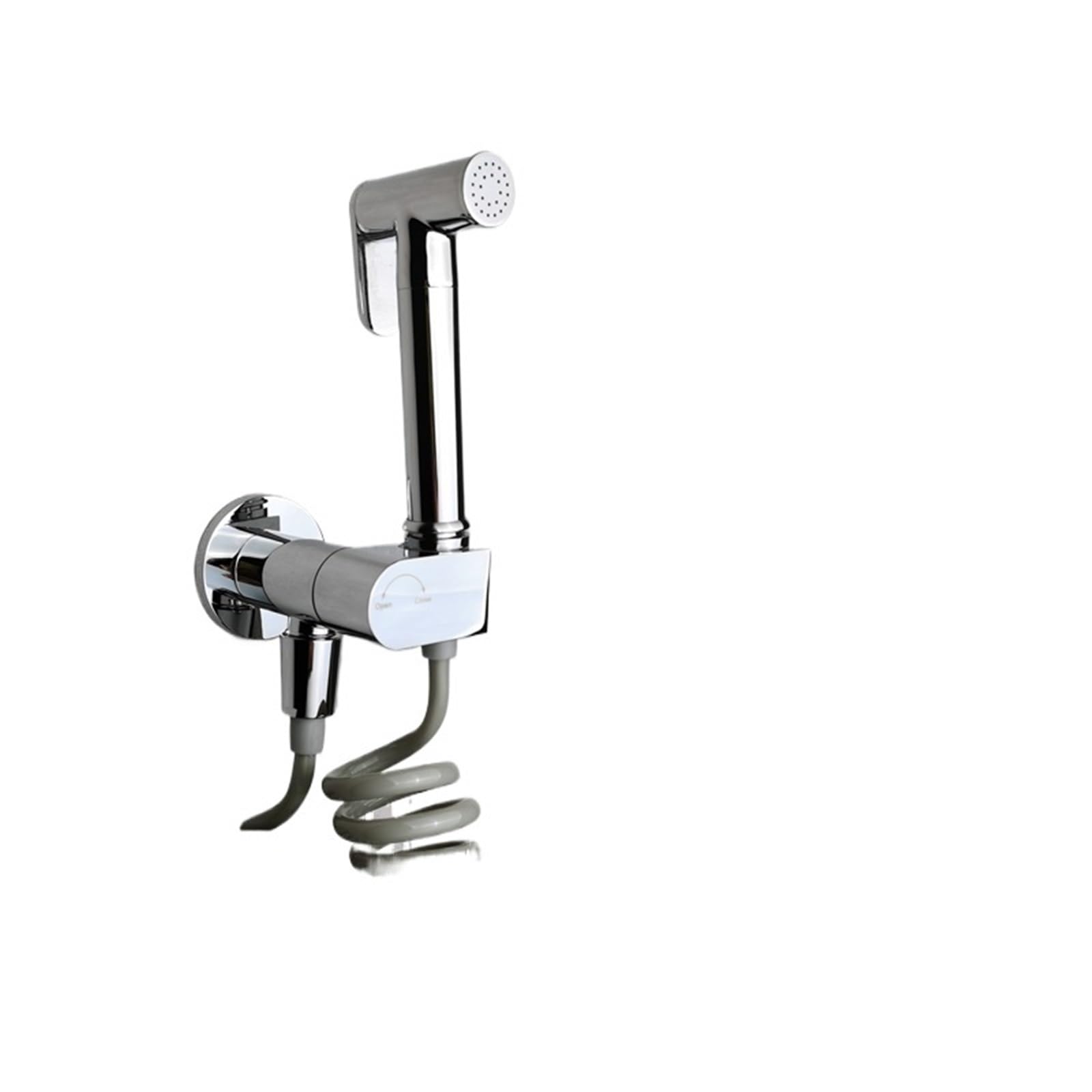 Bidet-Sprühset aus verchromtem Messing