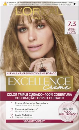 L´ORÉAL PARIS Excellence Creme Tinte Permanente - Tono 7.3 Rubio Dorado