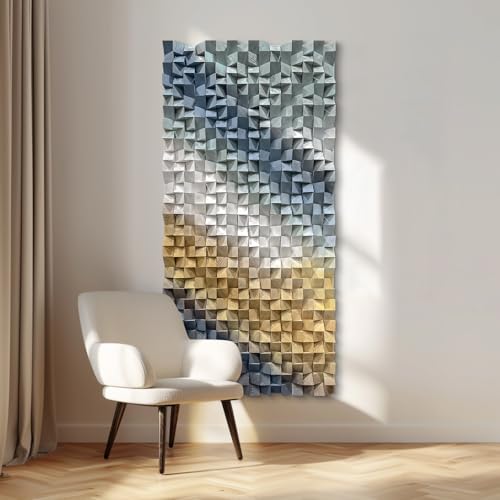 LIUZEYUE - Modern Home Living Room Office Wall Decorations Triangular