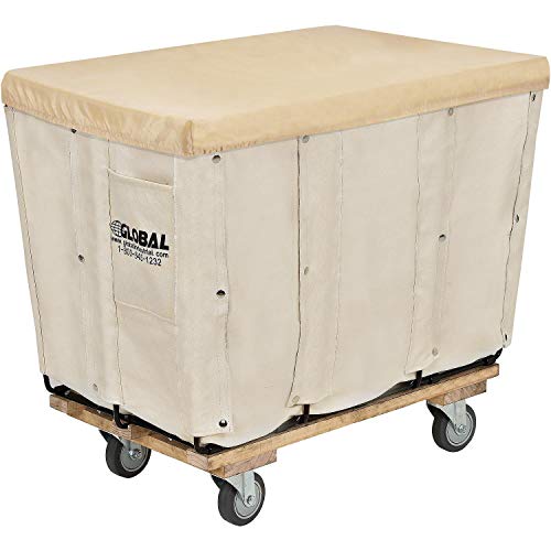 Carretilla de lona 12 bushel, 36.25x24.75x25.5 pulg miniatura 4