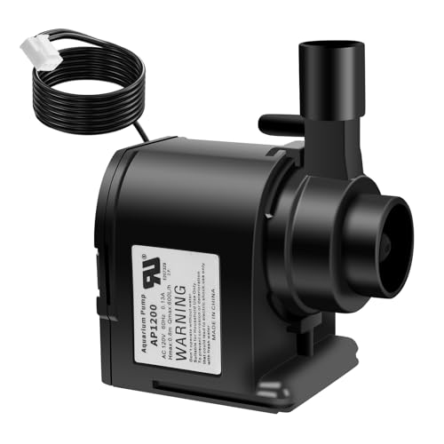 AP1200 AC120V Commercial Ice Maker Water Pump Compatible with HZB-30F HZB-38F HZB-32 HZB-45 HZB-65 HZB-90 HZB-120 and HZB-160 Upgraded Resin-Sealed Submersible Pump for Extended Lifespan