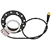 Electric Assist Sensor, High Sensitivity 12 Magnets Right Dual Hall Sensor Electric Pedal Accessories(Big Hole) Pedal Assist Sensor