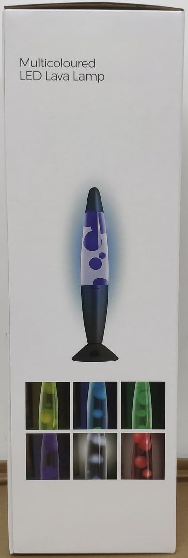 Wielokolorowa lampa lawowa LED w kształcie rakiety, solidne szkło, aluminium, lampka nocna Led z mechanizmem woskowym, stały strumień lawy, oświetlenie LED, 7 alternatywnych kolorów