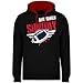 Produktbild Shirtracer American Football - Any Given Sunday Football New England - XXL - Schwarz/Rot - JH003 - Hoodie zweifarbig und Kapuzenpullover für Herren und Damen