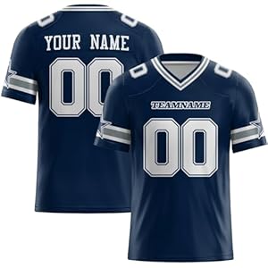 Custom Football Jersey Personalized Rugby Uniforms Stitched Printed Team Name Number Logo for Men Women Kids