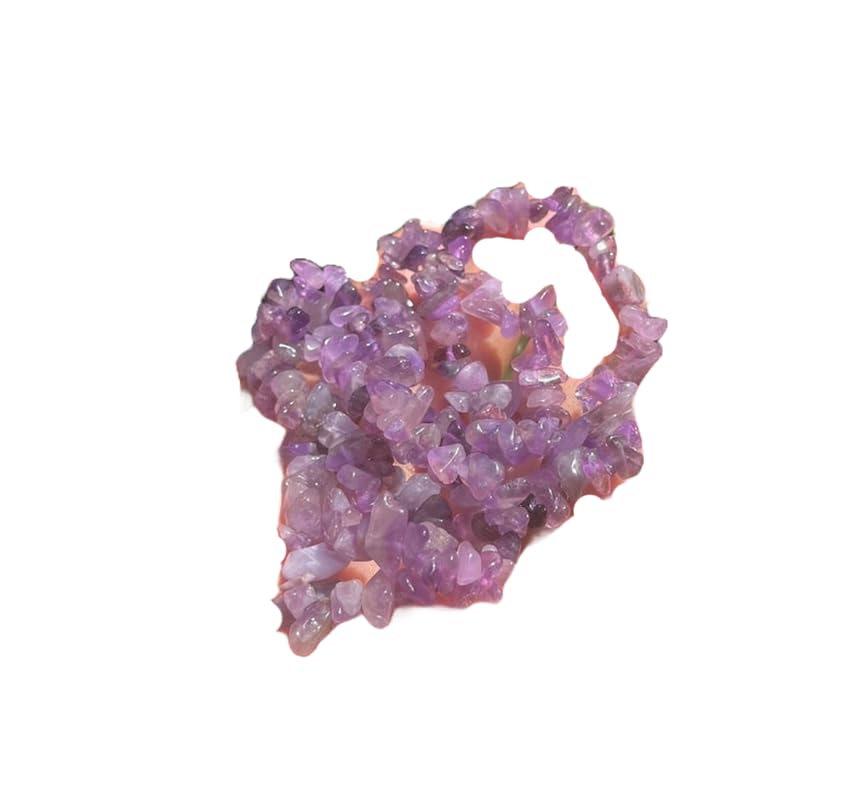 Améthyste naturelle bracelet perles semi-précieuses cristal unisexe