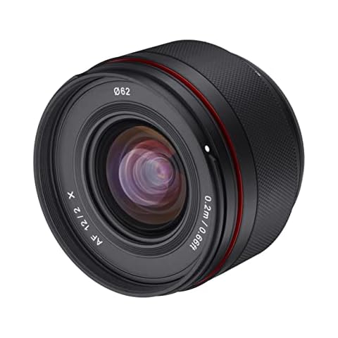 Samyang AF 12mm F2,0 Fuji X Objektiv - Autofokus Ultra Weitwinkel Festbrennweite für Fujifilm X-Mount APS-C lichtstark Cover