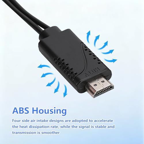 Adaptador USB hembra a HDMI macho 2 en 1 1080P miniatura 4